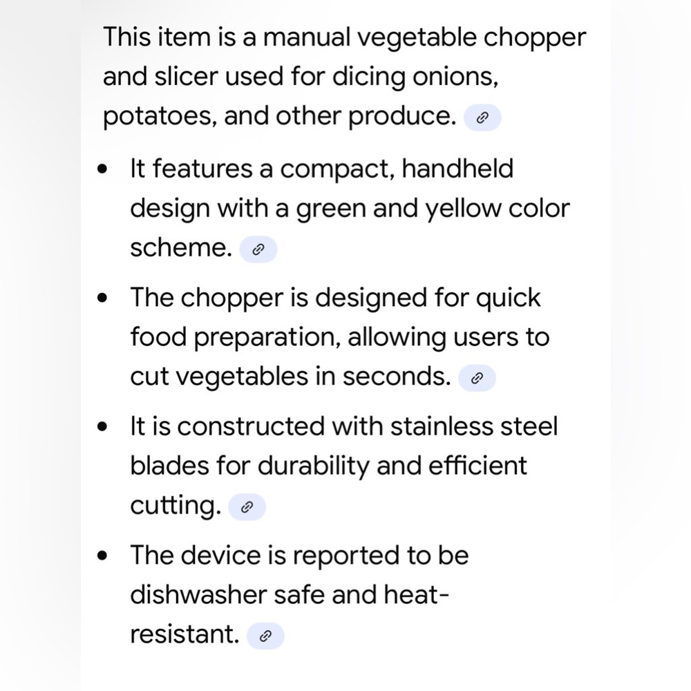 NIB Manual Vegetable Chopper & Slicer - Picture 8 of 8
